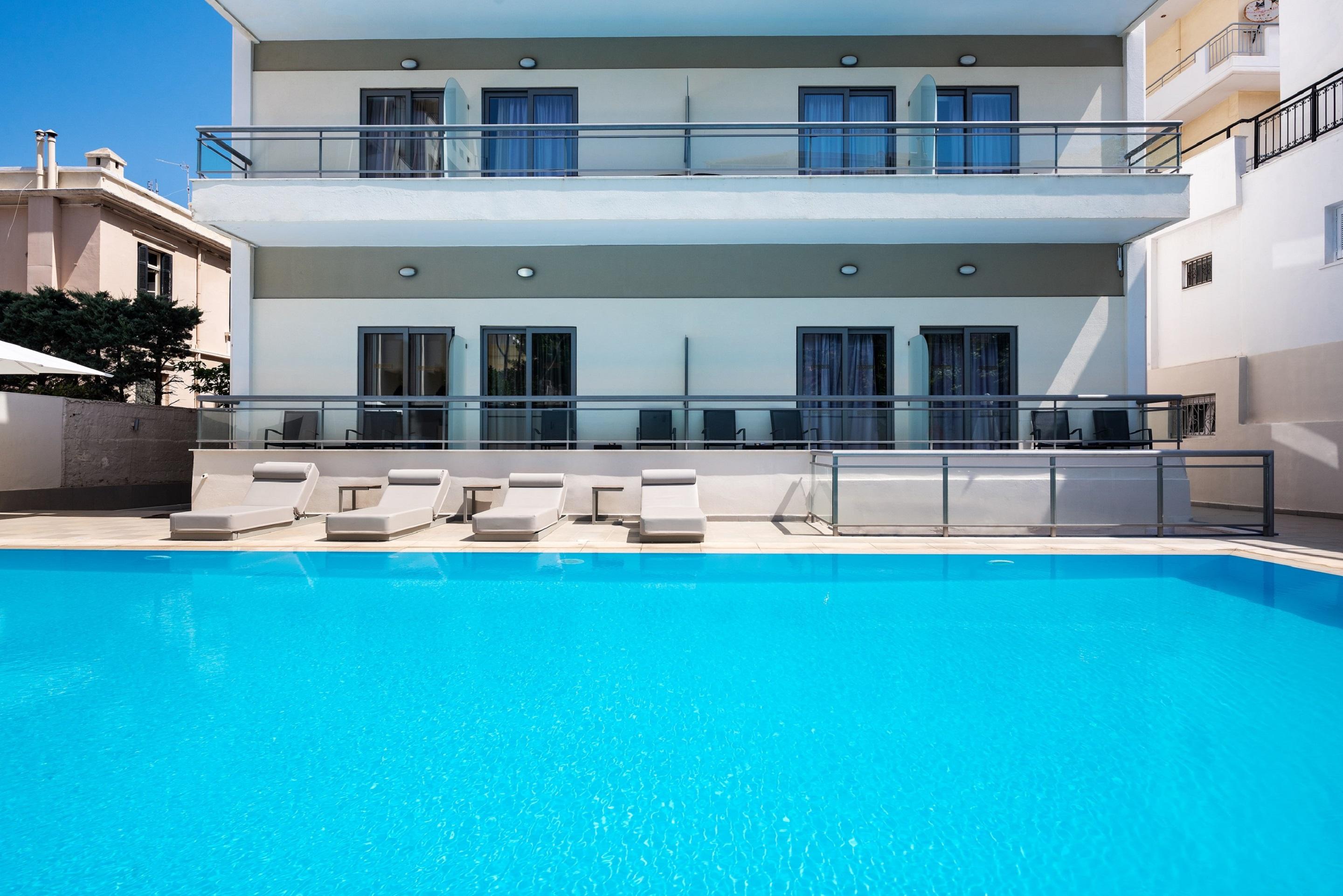 Rhodes City Angela Downtown Hotel מראה חיצוני תמונה